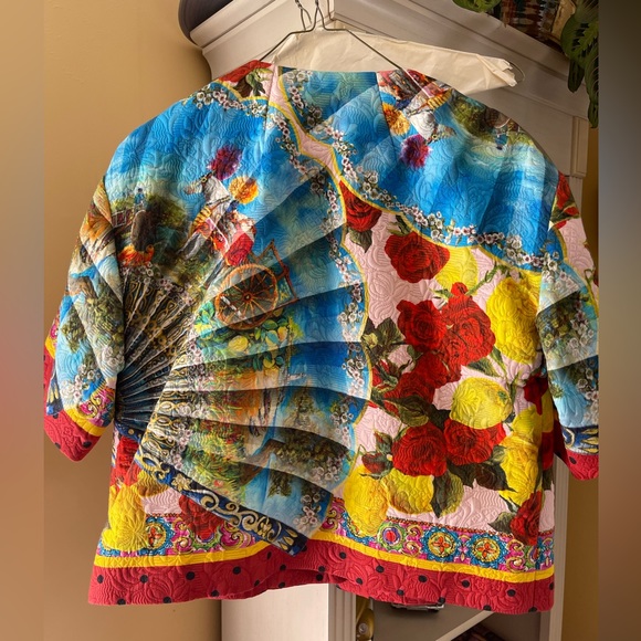 Dolce and Gabbana floral evening jacket size IT40 - Picture 12 of 14